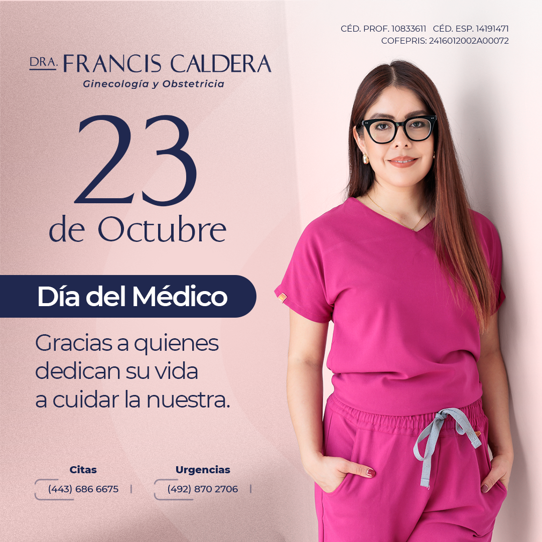 Dra. Francis Caldera | Ginecóloga y Obstetra en Morelia, Otras zonas
