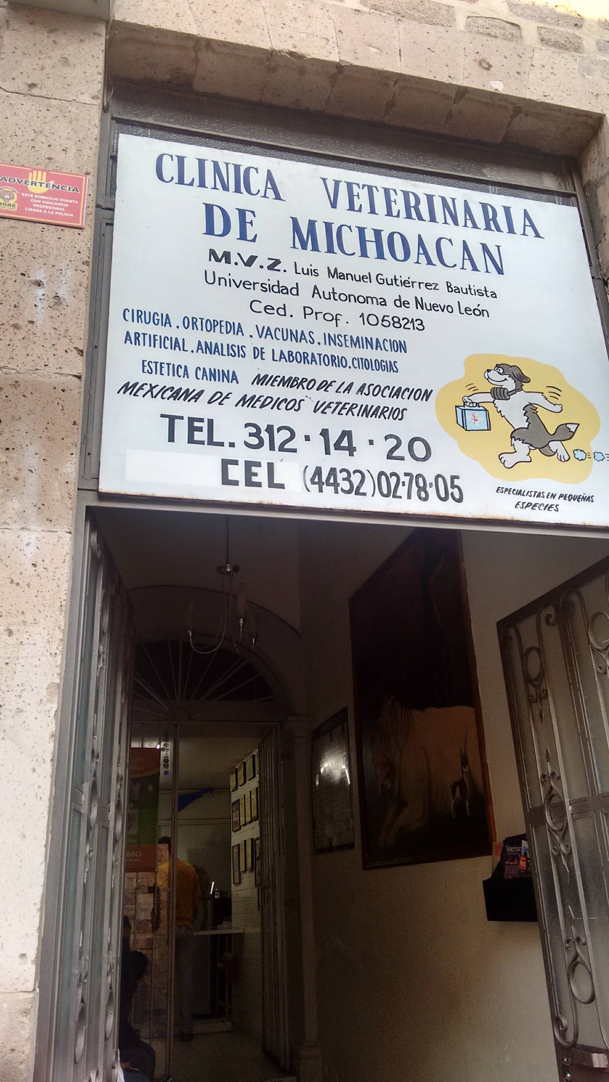 Clinica Veterinaria De Michoacan, Centro Histórico