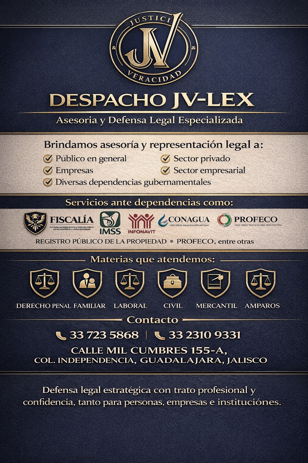 Despacho Jv-lex, Otras zonas