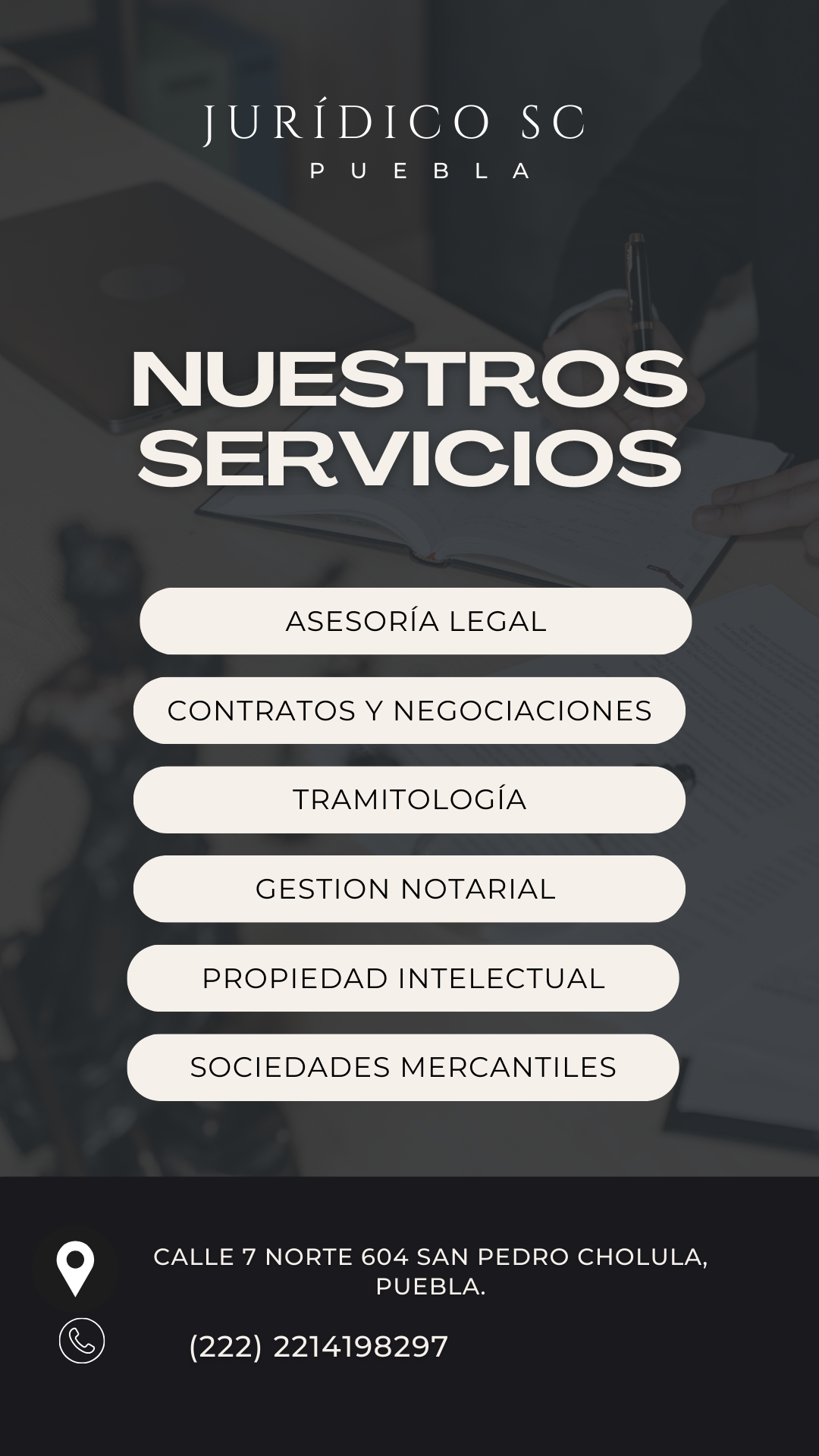 Juridico S&c, Cholula