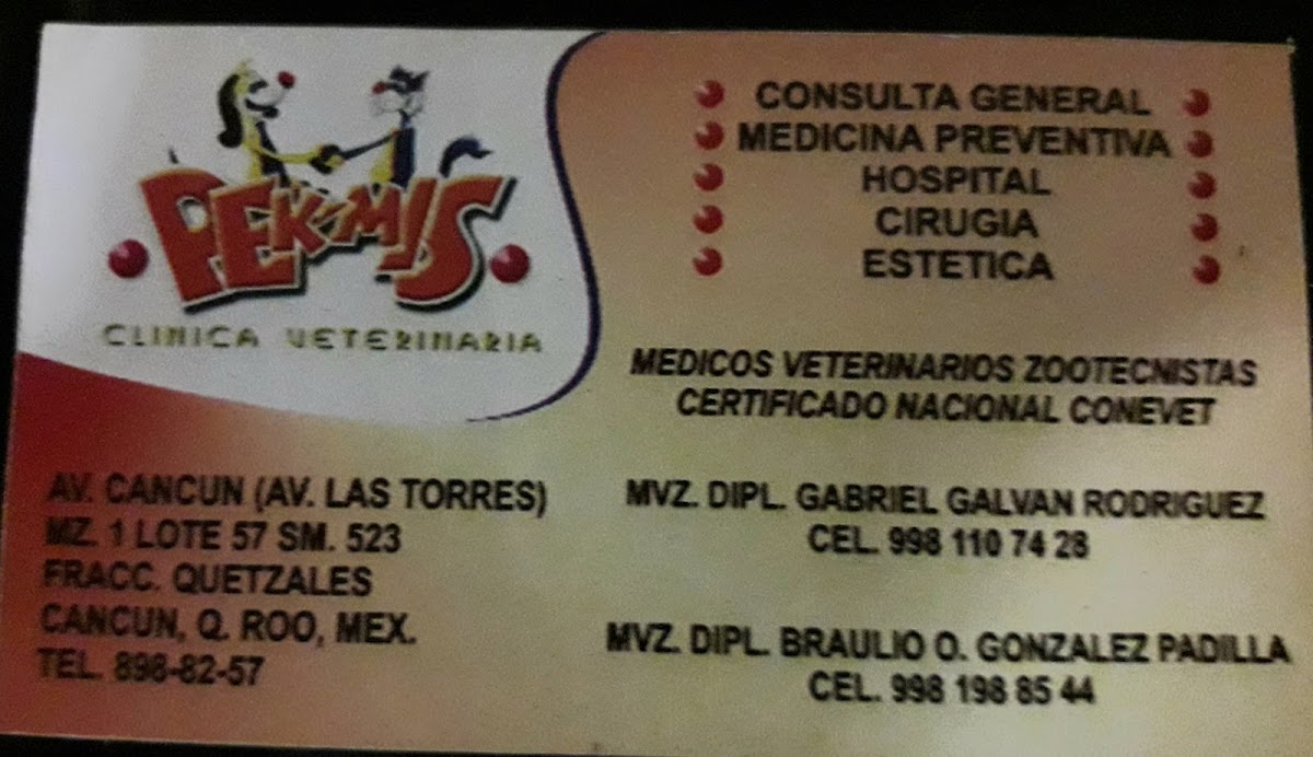 Clinica Veterinaria | Pek-Mis, Otras zonas