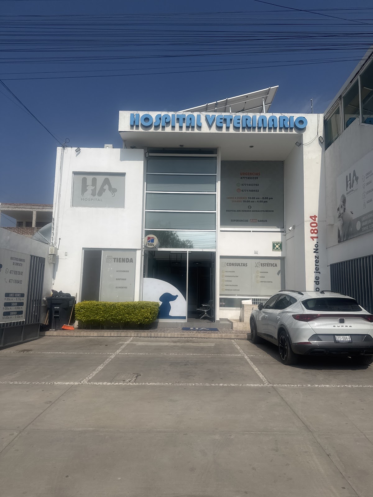 Hospital Veterinario AMI, Otras zonas