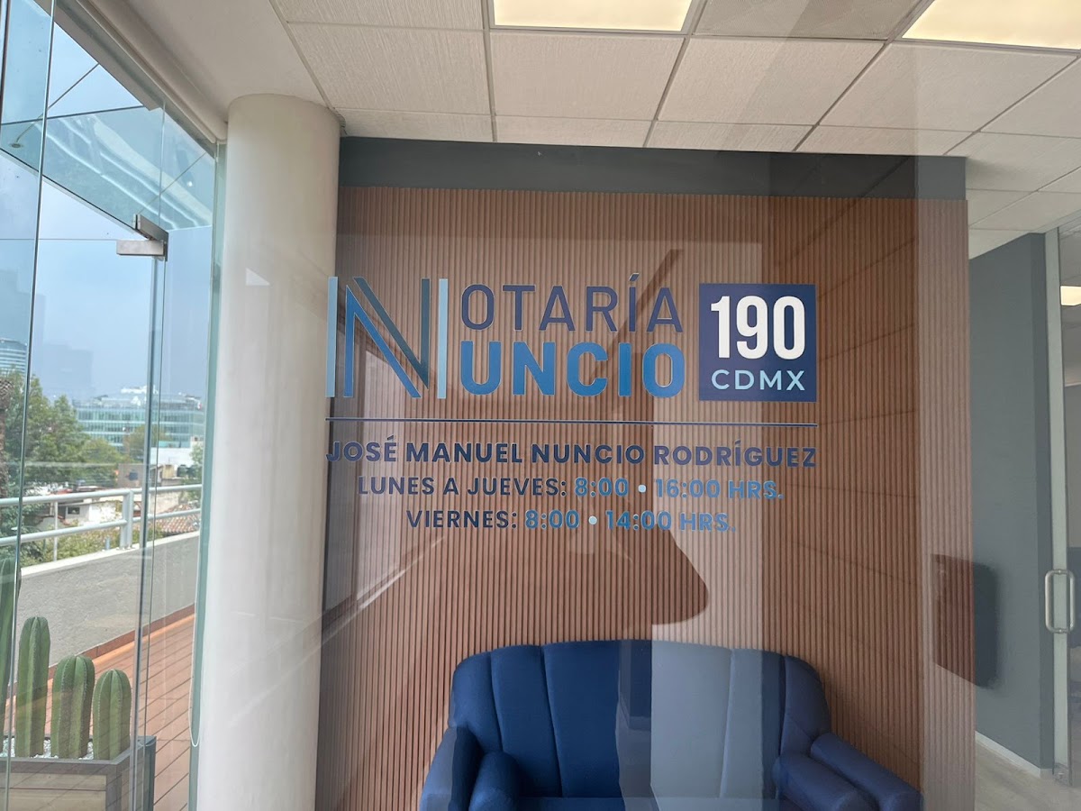 Notaría Pública 190 CDMX, Otras zonas