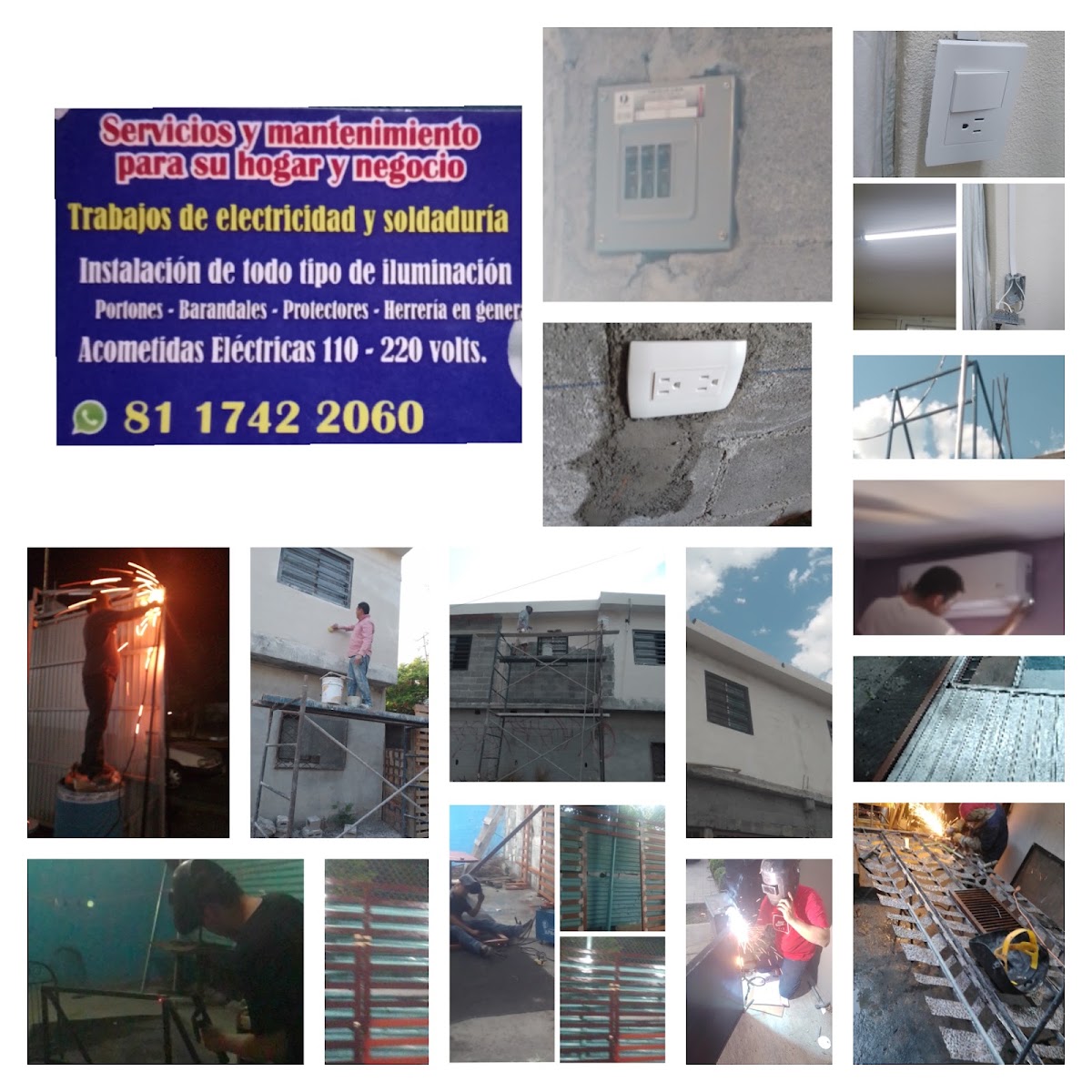 Servicios de electricidad y soldadura para su hogar y negocio .JAVP, Otras zonas