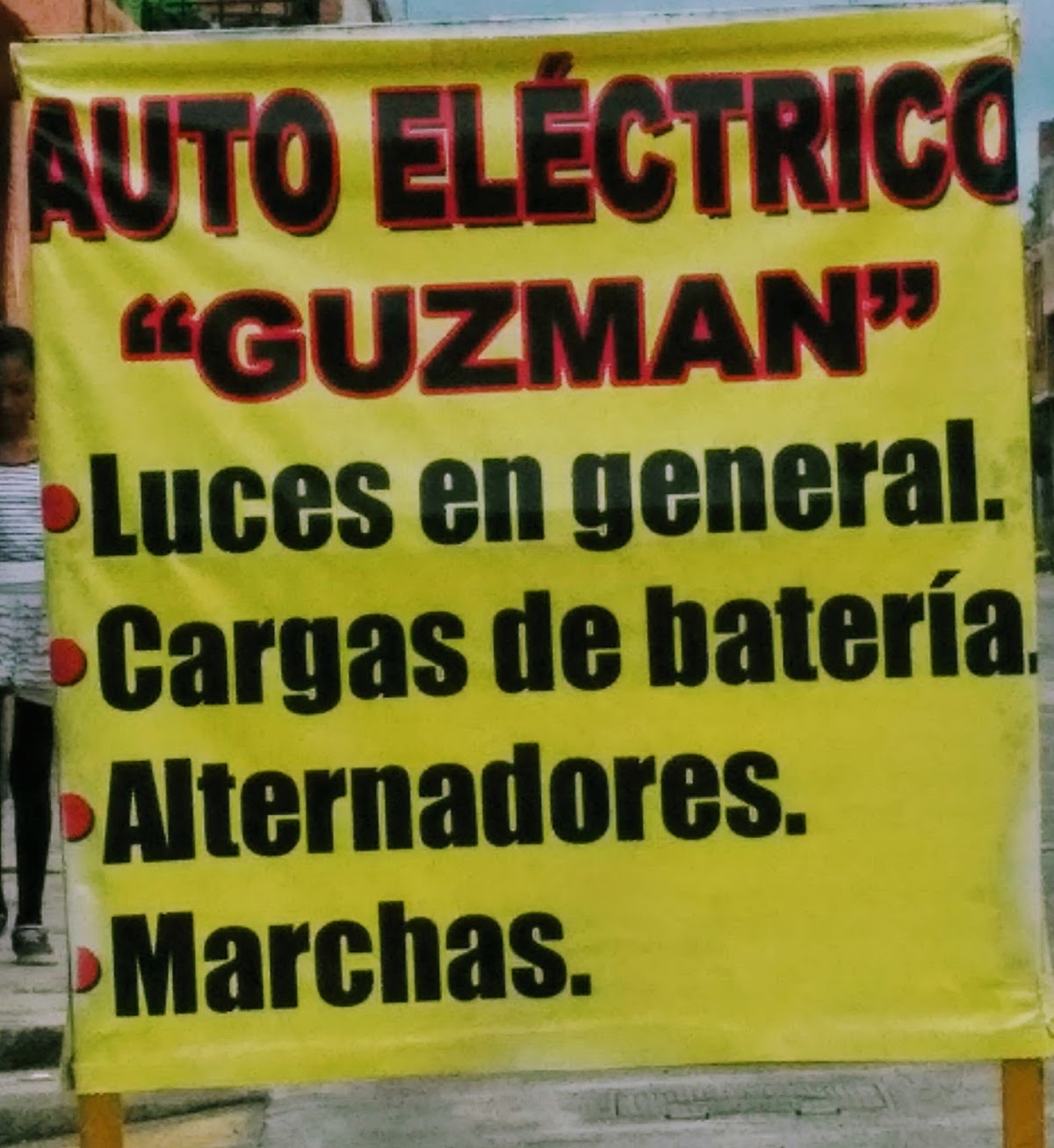 Autoeléctrico Guzmán, Otras zonas