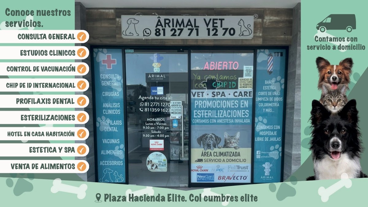 Veterinaria Arimal, Cumbres