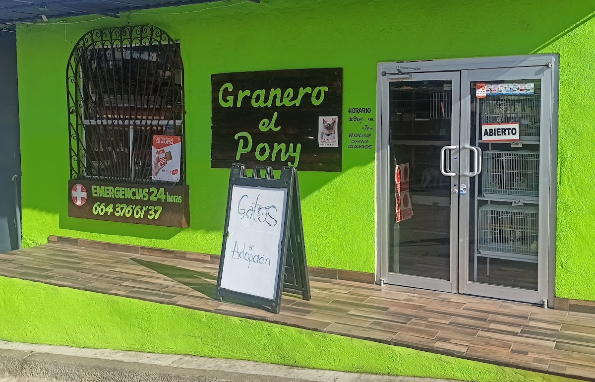 GRANERO Y VETERINARIA El PONY (Emergencias 24 HRS Prevía cita)), Otras zonas