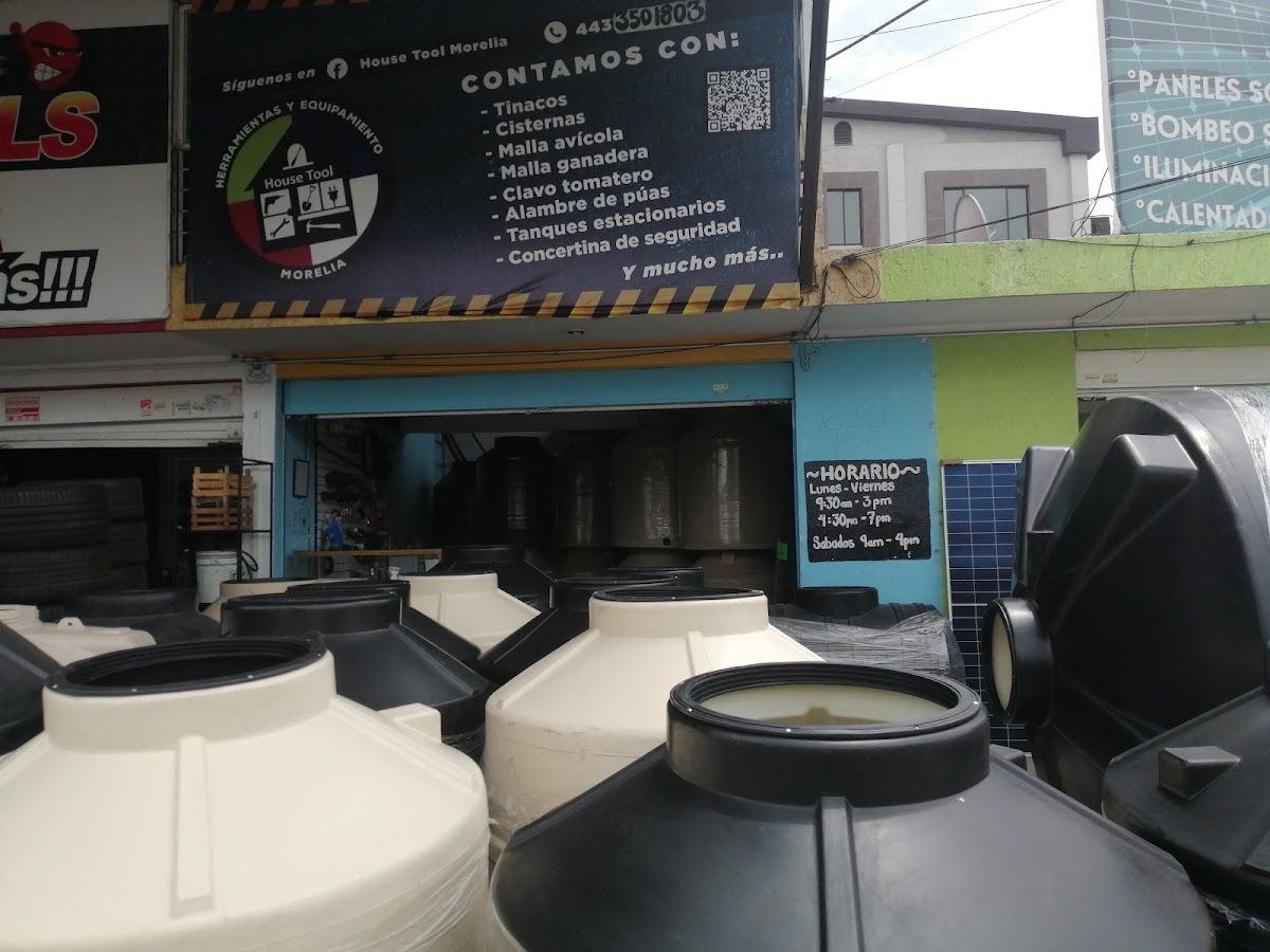 Tinacos y cisternas, House Tool Morelia, Otras zonas