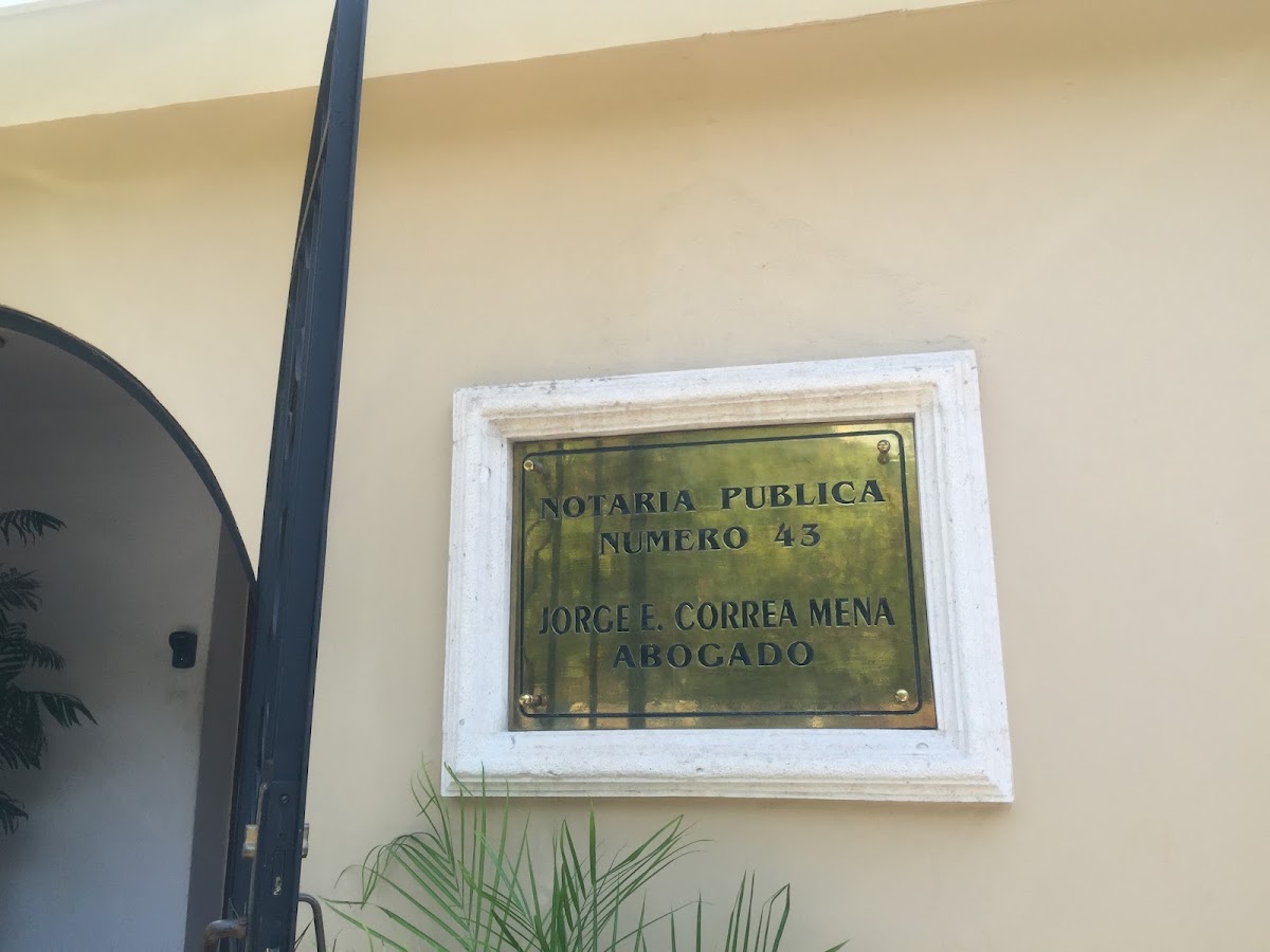 Notaría Pública No. 43 | Jorge Eduardo Correa Mena, Centro de Mérida