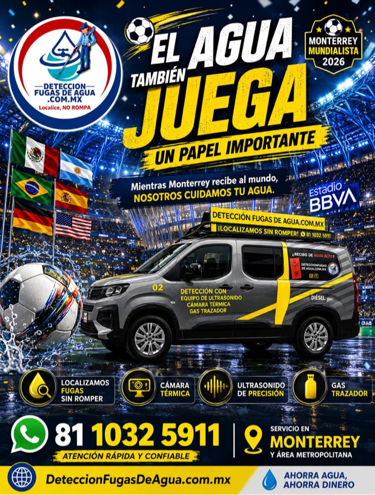 Detección FUGAS DE Agua.com.mx, Otras zonas
