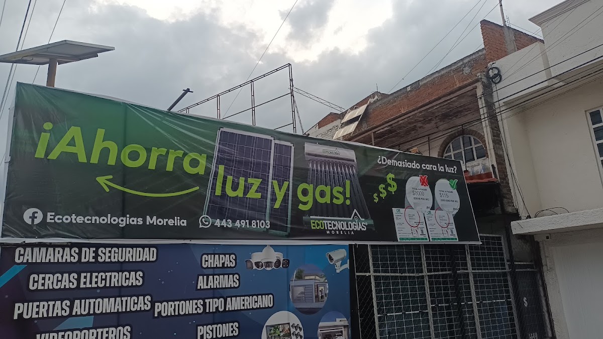 Distribuidora DE Calentadores Solares "Sky POWER Morelia", Otras zonas