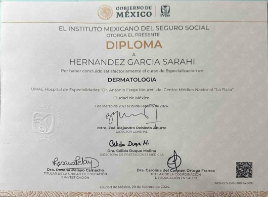 Dra Sarahí Hernández, MORELIA