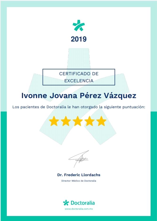 Dra. Ivonne Jovana Pérez Vázquez, CDMX